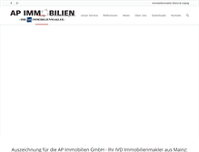 Tablet Screenshot of ap-immo.biz